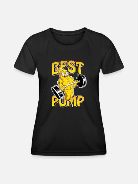 Pompes Meilleur cadeau de pompe - T-shirt sport Femme - noir