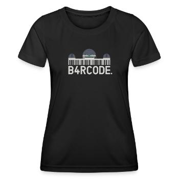 B4RCODE. Los Angeles - Women's Functional T-Shirt - black - Front - AI Model Female 172 light (172cm)