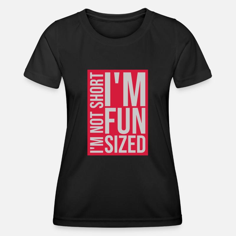 Not short fun sized - Women's Functional T-Shirt - black