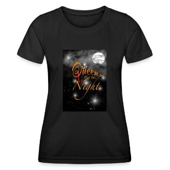 Queen of the Night 2 - Women's Functional T-Shirt - black - Front - AI Model Female 172 light (172cm)