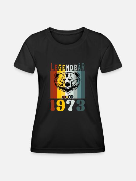 Legendär seit 1973. - Frauen Funktions-T-Shirt - Schwarz