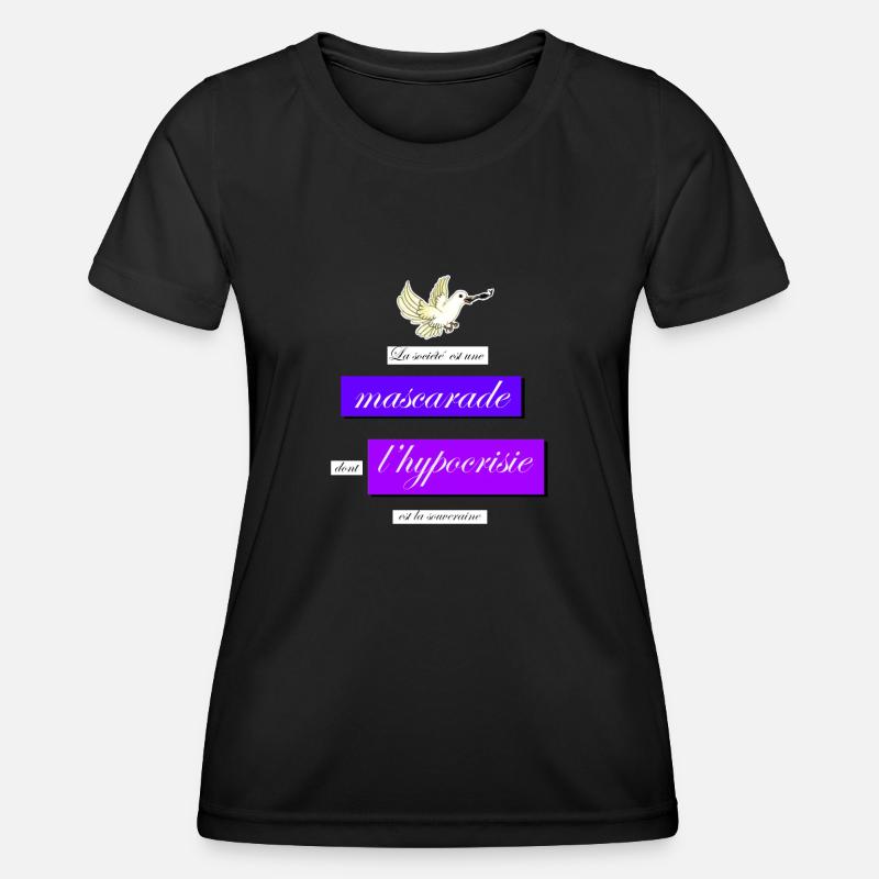 hypocrisy - Women's Functional T-Shirt - black