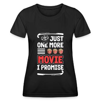 Kino Filmklappe Regie Hollywood - Frauen Funktions-T-Shirt - Schwarz - Vorne - AI Model Female 172 light (172cm)