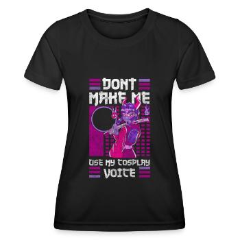 Cosplay Lover Convention Fan - T-shirt sport Femme - noir - Devant - AI Model Female 172 light (172cm)