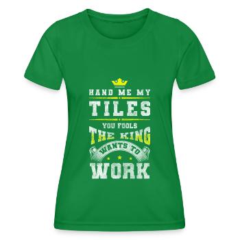 Artisan House Professional Apprentice - Women's Functional T-Shirt - kelly green - Front - AI Model Female 172 dark (172cm)