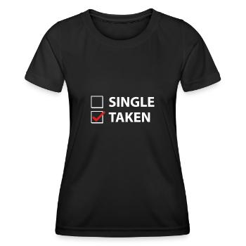 Single Taken - Women's Functional T-Shirt - black - Front - AI Model Female 172 light (172cm)