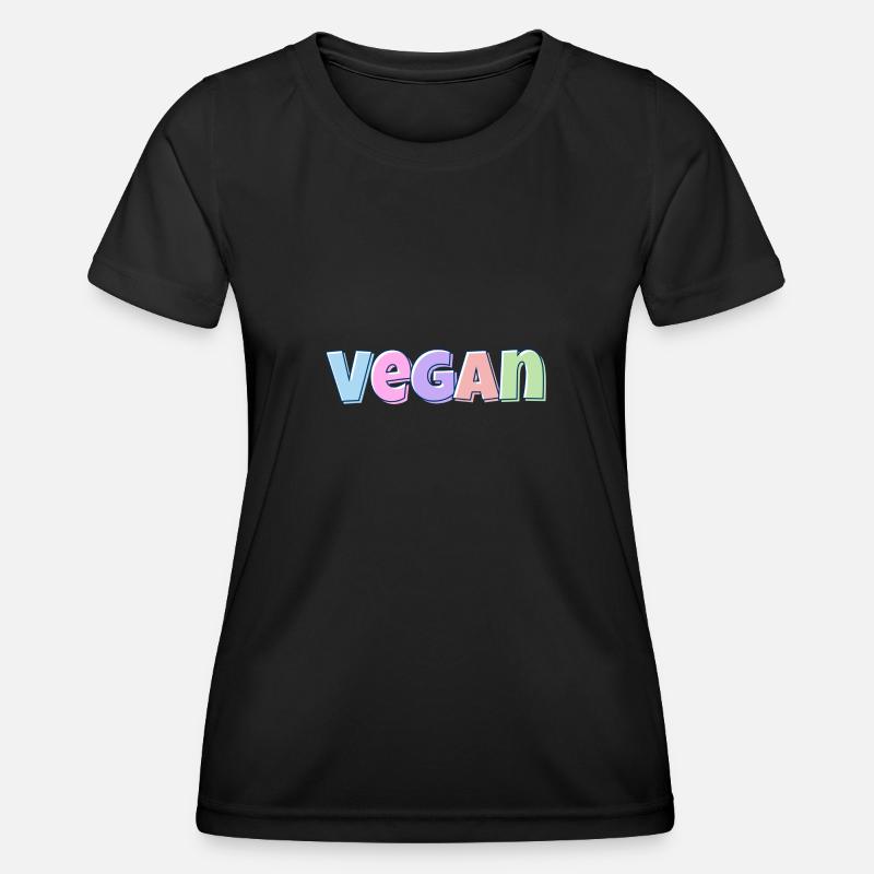 Vegan Pastel - Women's Functional T-Shirt - black