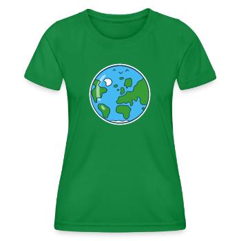 Terre douce - T-shirt sport Femme - vert - Devant - AI Model Female 172 dark (172cm)