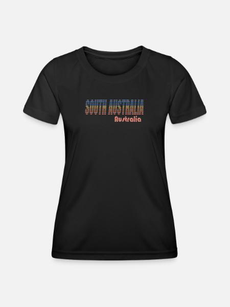 SOUTH AUSTRALIA - Women's Functional T-Shirt - black
