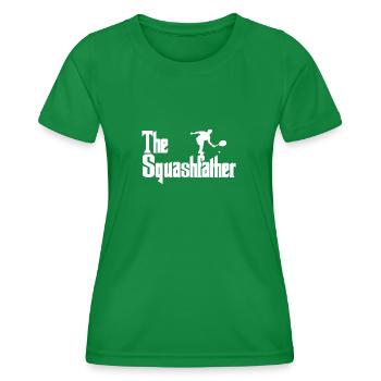 Joueur de squash squash - T-shirt sport Femme - vert - Devant - AI Model Female 172 dark (172cm)