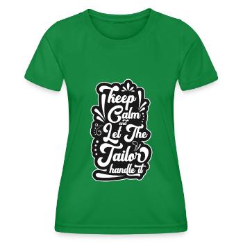 Couturière Profession Costume Vêtements - T-shirt sport Femme - vert - Devant - AI Model Female 172 dark (172cm)