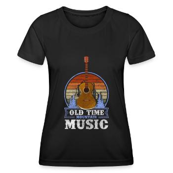 Volksmusik Blasmusik Schlagermusik Feiern - Frauen Funktions-T-Shirt - Schwarz - Vorne - AI Model Female 172 light (172cm)