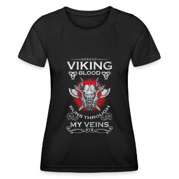 Thor Norden Donner Mythologie - Frauen Funktions-T-Shirt - Schwarz - Vorne - AI Model Female 172 light (172cm)