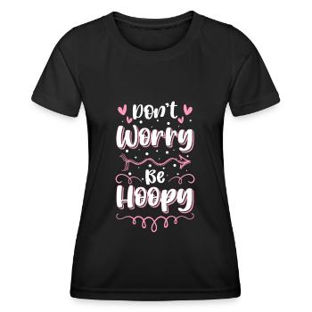 Hooping Hoop Trend Woman - Women's Functional T-Shirt - black - Front - AI Model Female 172 light (172cm)