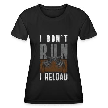 Waffenclub Sportschütze Jagen Schießsport - Frauen Funktions-T-Shirt - Schwarz - Vorne - AI Model Female 172 light (172cm)