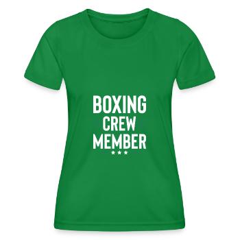Boxing Crew - Frauen Funktions-T-Shirt - Kelly Green - Vorne - AI Model Female 172 dark (172cm)