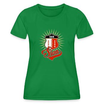 Sion - Frauen Funktions-T-Shirt - Kelly Green - Vorne - AI Model Female 172 dark (172cm)