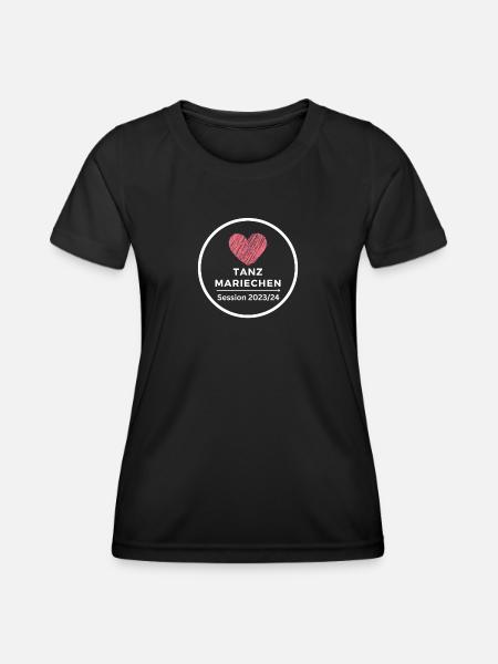 Tanzmariechen 2023/24 - Frauen Funktions-T-Shirt - Schwarz