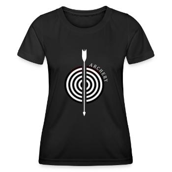 Chemise Archer Archer à l’arc - T-shirt sport Femme - noir - Devant - AI Model Female 172 light (172cm)