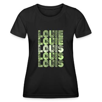 Louis Louis - T-shirt sport Femme - noir - Devant - AI Model Female 172 light (172cm)
