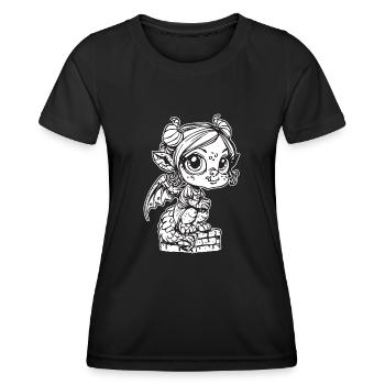 Baby Gargoyle - Women's Functional T-Shirt - black - Front - AI Model Female 172 light (172cm)