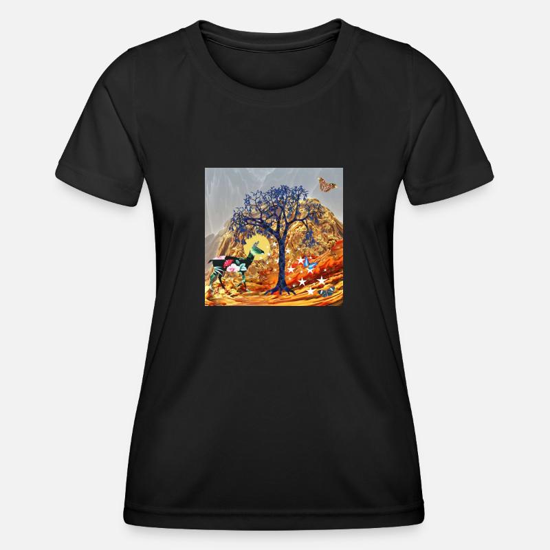 Magical Tree - Women's Functional T-Shirt - black