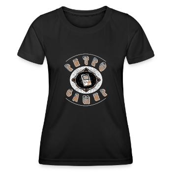 Retro Gamer 2.0 - Frauen Funktions-T-Shirt - Schwarz - Vorne - AI Model Female 172 light (172cm)