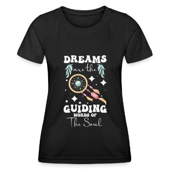 Dream Dreamer - Women's Functional T-Shirt - black - Front - AI Model Female 172 light (172cm)