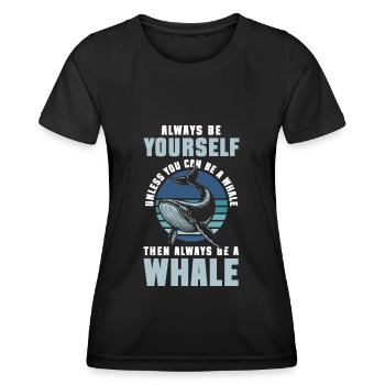 Meer Natur Meeresleben - Frauen Funktions-T-Shirt - Schwarz - Vorne - AI Model Female 172 light (172cm)