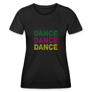 Dance - Women's Functional T-Shirt - black - Front - AI Model Female 172 light (172cm)