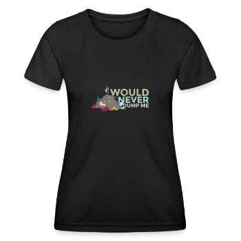 Funny Trucker Trash Waste Garbage Recycling Truck - Frauen Funktions-T-Shirt - Schwarz - Vorne - AI Model Female 172 light (172cm)