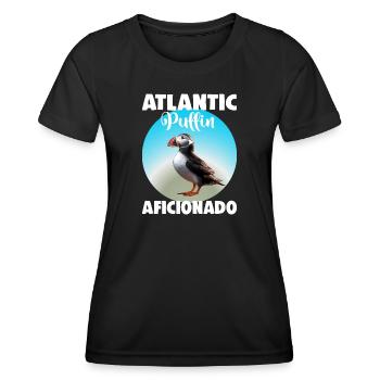 Atlantic Puffin Aficionado - Women's Functional T-Shirt - black - Front - AI Model Female 172 light (172cm)