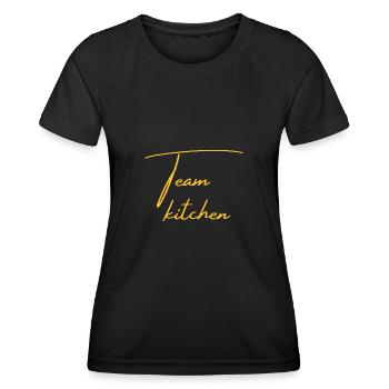 Team Kitchen - Women's Functional T-Shirt - black - Front - AI Model Female 172 light (172cm)