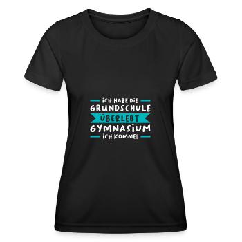 Grundschule Abschluss Grundschule Abschluss Gesche - Frauen Funktions-T-Shirt - Schwarz - Vorne - AI Model Female 172 light (172cm)