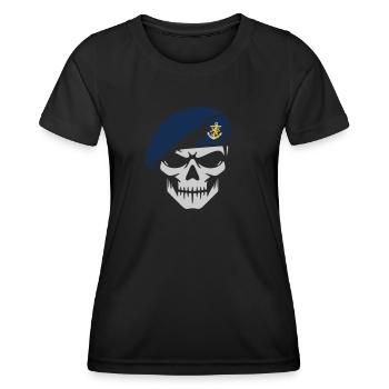 Navy - Women's Functional T-Shirt - black - Front - AI Model Female 172 light (172cm)