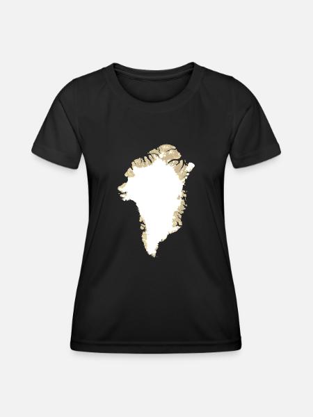 Groenland - Funktionsshirt til damer - sort