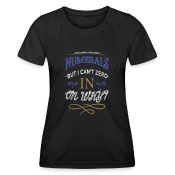 Sayings Peace Statement Pride Hippy Quote - Women's Functional T-Shirt - black - Front - AI Model Female 172 light (172cm)