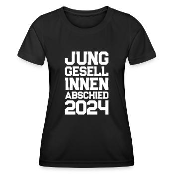 Hen Party 2024 Hen - Women's Functional T-Shirt - black - Front - AI Model Female 172 light (172cm)