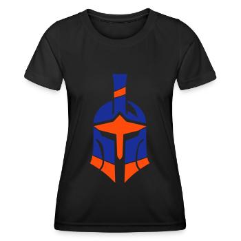 Spartan Helmet Logo Gladiator - Women's Functional T-Shirt - black - Front - AI Model Female 172 light (172cm)