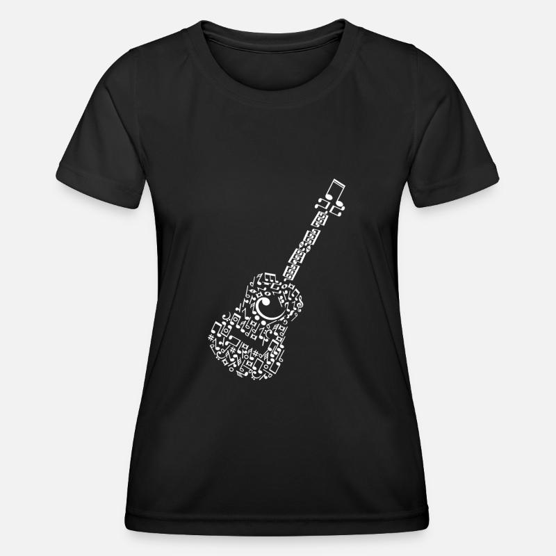 Guitar - Women's Functional T-Shirt - black