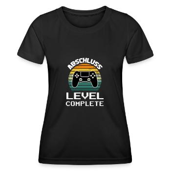 Abschluss Grundschule Schulabschluss Geschenk - Frauen Funktions-T-Shirt - Schwarz - Vorne - AI Model Female 172 light (172cm)