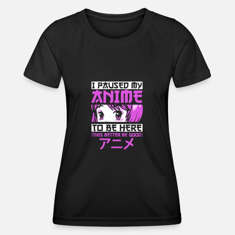 Anime Anime Otaku Gift - Women's Functional T-Shirt - black