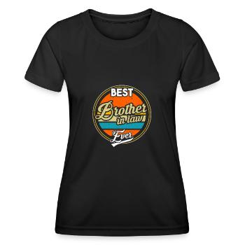 Schwager Schwager Geschenk - Frauen Funktions-T-Shirt - Schwarz - Vorne - AI Model Female 172 light (172cm)