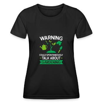 Nursery Gardener Gift - Women's Functional T-Shirt - black - Front - AI Model Female 172 light (172cm)