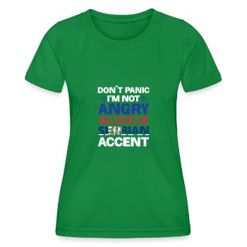 Serbie Serbe Drapeau Serbe Cadeau - T-shirt sport Femme - vert - Devant - AI Model Female 172 dark (172cm)