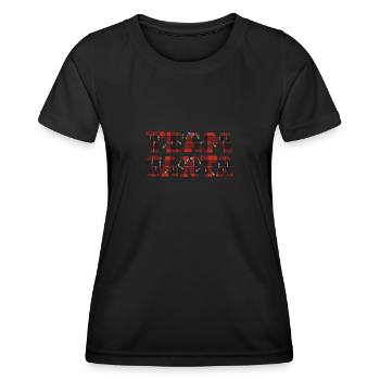 Weihnachtslichter Christmas Passende - Frauen Funktions-T-Shirt - Schwarz - Vorne - AI Model Female 172 light (172cm)