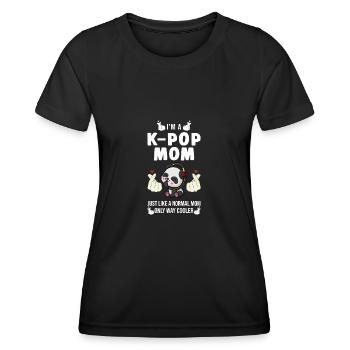 K-Pop-K-Pop-Merch K-Pop-Waren Geschenk - Frauen Funktions-T-Shirt - Schwarz - Vorne - AI Model Female 172 light (172cm)