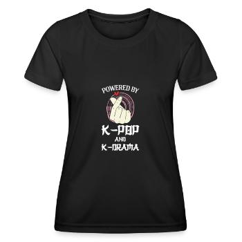 K-Pop-K-Pop-Merch K-Pop-Waren Geschenk - Frauen Funktions-T-Shirt - Schwarz - Vorne - AI Model Female 172 light (172cm)