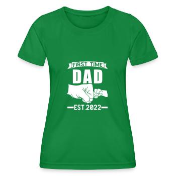 Papa 2022 Papa 2022 Familiengeschenk - Frauen Funktions-T-Shirt - Kelly Green - Vorne - AI Model Female 172 dark (172cm)