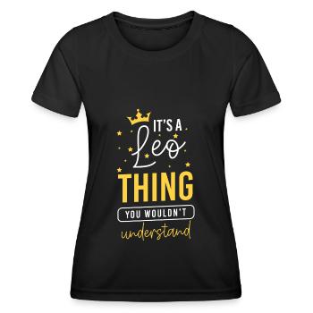 Sternzeichen Konstellation Glück - Frauen Funktions-T-Shirt - Schwarz - Vorne - AI Model Female 172 light (172cm)